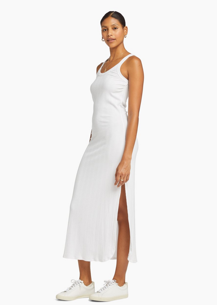 West Midi Dress, White