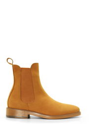 New Lover Boot, Mustard Suede by Brave Gentlemen - Sustainable