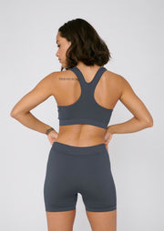 SilverTech™ Active Yoga Shorts, Sea Blue by Organic Basics - Vegan