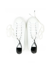 Classic High Top Sneakers, White by Will's Vegan Shoes - Ethical