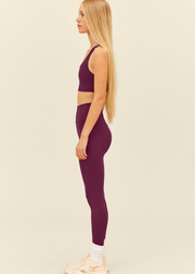 High-Rise Compressive Leggings, Plum by Girlfriend Collective - Carbon Neutral