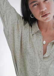 Marwa Blouse, Sage by Oh Seven Days - Environmentally Friendly