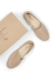 Recycled Espadrille Sandals, Tan by Will's Vegan Shoes - Eco Friendly