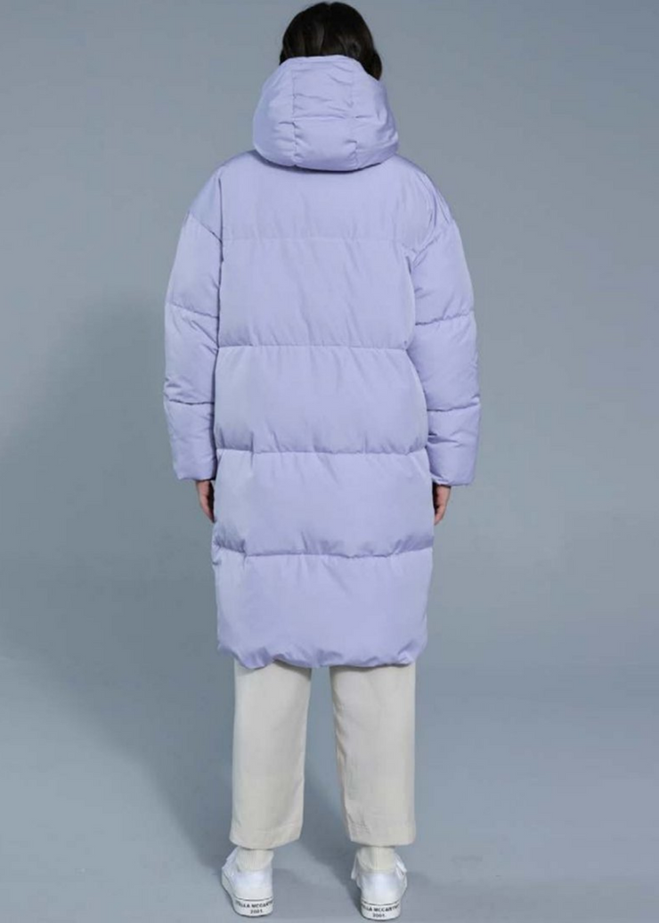 Elphin Puffer Coat, Lilac Blue by Embassy Of Bricks And Logs - Vegan