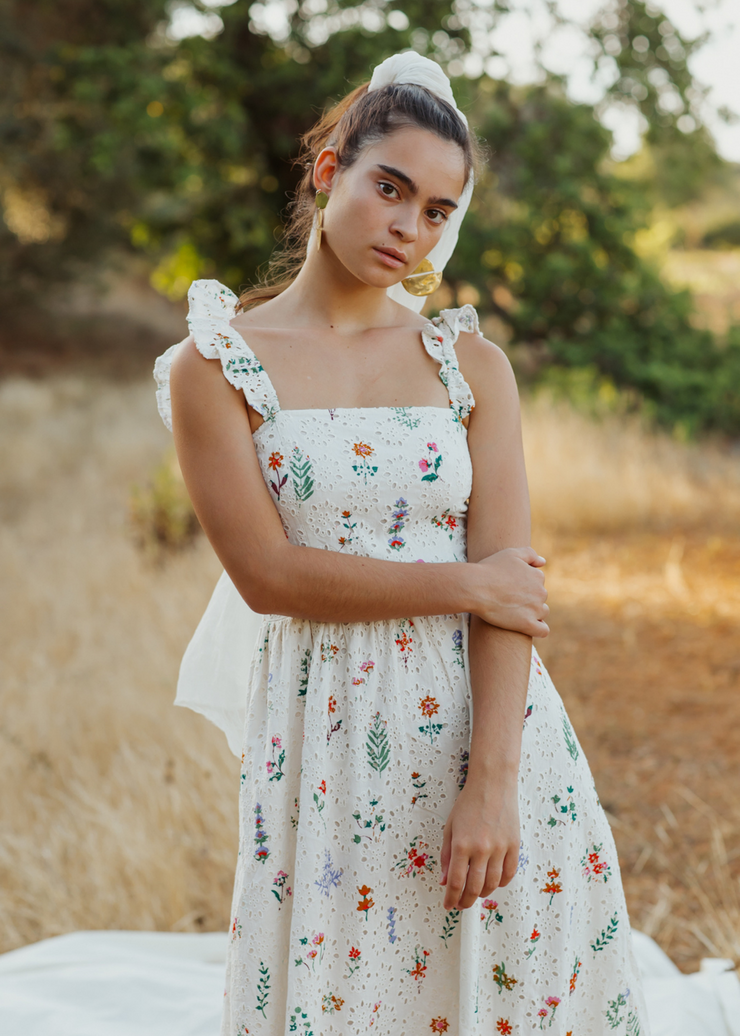 Picnic Dress, Summer Herbs by Em & Shi - Ethical