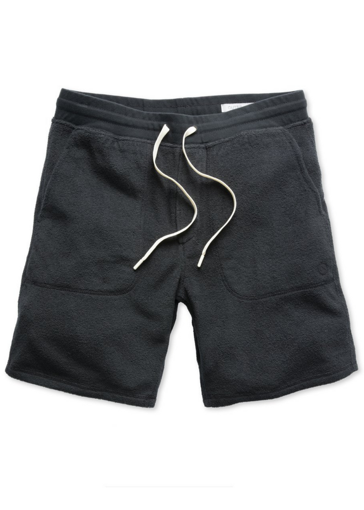 Hightide Sweatshorts, Pitch Black by Outerknown - Sustainable