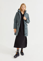 Groenland Coat Woman, Green Shadow by Ecoalf - Sustainable