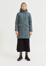 Groenland Coat Woman, Green Shadow by Ecoalf - Ethical