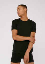 Mens SilverTech™ Active Tee, Black by Organic Basics - Sustainable