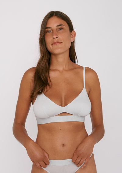 TENCEL™ Lite Bralette, Cloudy Blue by Organic Basics - Sustainable