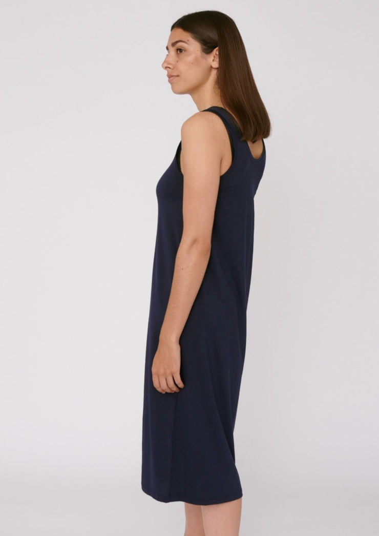 TENCEL™ Lite Dress, Navy by Organic Basics - Ethical 