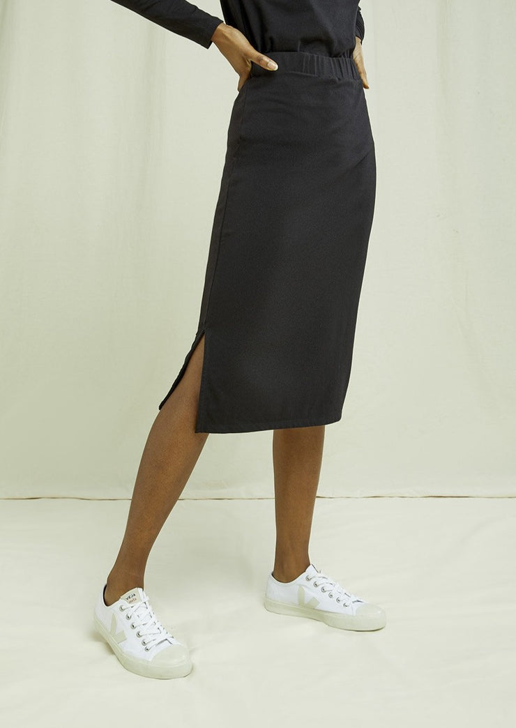 Keira Pencil Skirt, Black by People Tree - Ethical