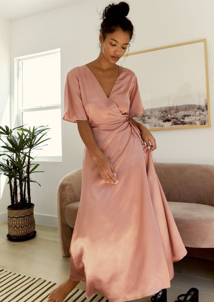 Lola Dress, Blush by Whimsey + Row - Ethical