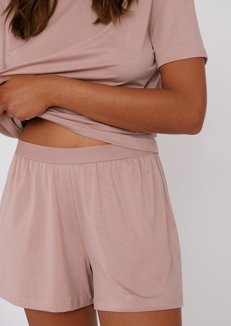 TENCEL™ Lite Shorts, Dusty Rose by Organic Basics - Sustainable
