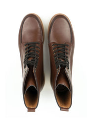 High Rig Boots, Brown by Will's Vegan Shoes - Ethical