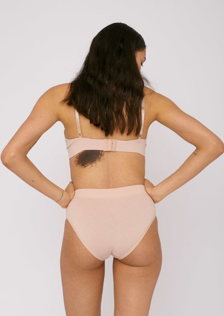 Organic Cotton Briefs, Rose Nude by Organic Basics - Sustainable 