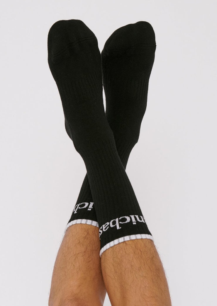 SilverTech™ Active Tennis Socks, Black by Organic Basics - Vegan