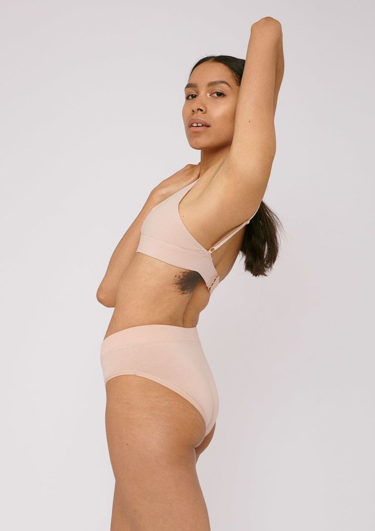 Organic Cotton Briefs, Rose Nude by Organic Basics - Ethical 