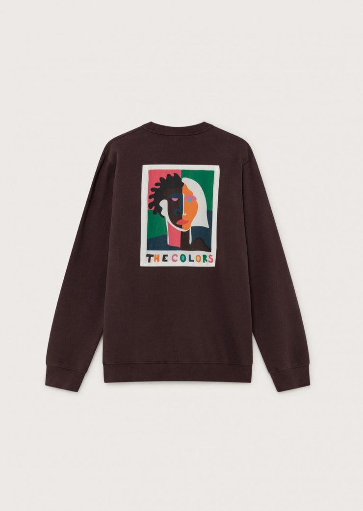 The Colors Sweatshirt Mens, Brown by Thinking Mu - Ethical