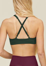 Topanga Bra, Moss by Girlfriend Collective - Ethical