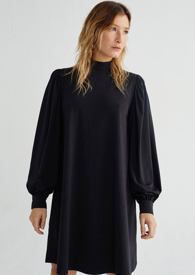 Flora Dress, Black by Thinking Mu - Sustainable